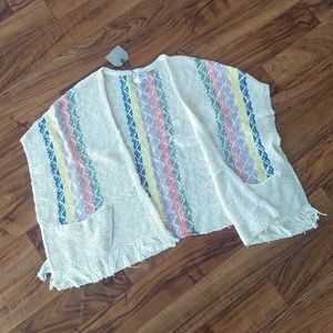 Zara knit open sweater vest top